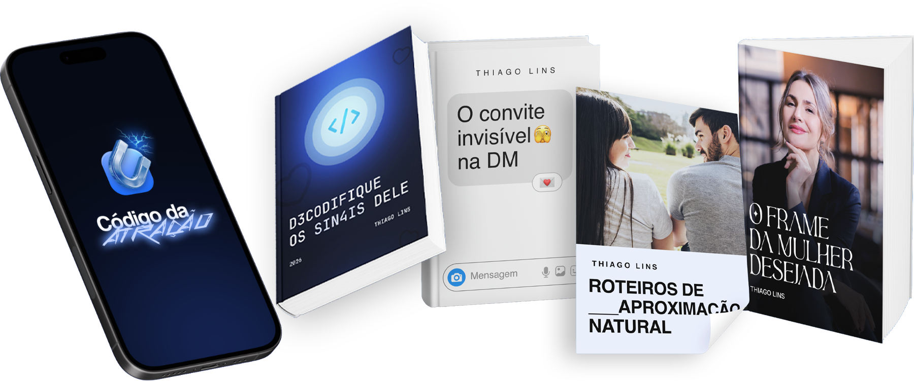 O app e os 4 bônus em e-book