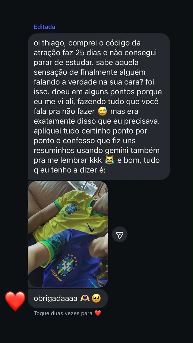 Depoimento de aluna 1